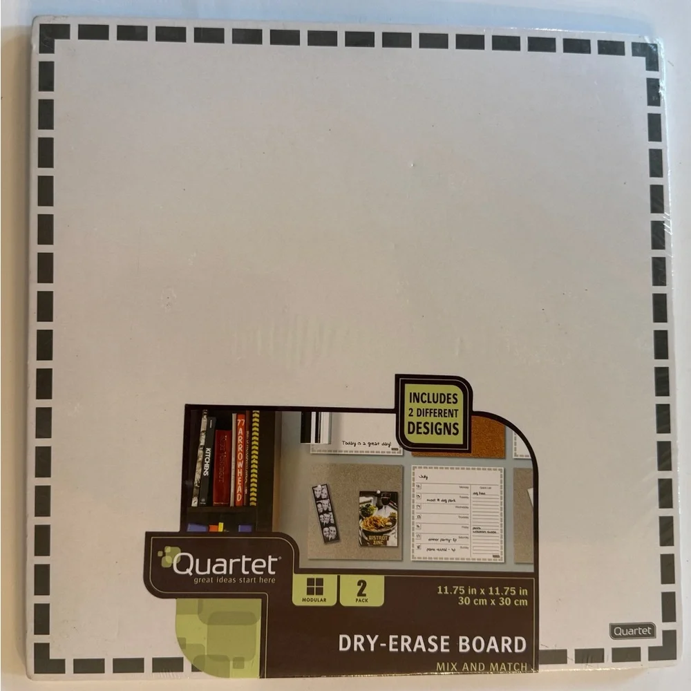Quartet 12” x 12” Double Sided Dry-Erase Board